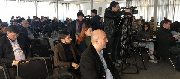 Встреча инициативной группы по принятию 20-й статьи Конвенций ООН против коррупции в Абхазии Встреча инициативной группы по принятию 20-й статьи Конвенций ООН против коррупции в Абхазии - Sputnik Абхазия