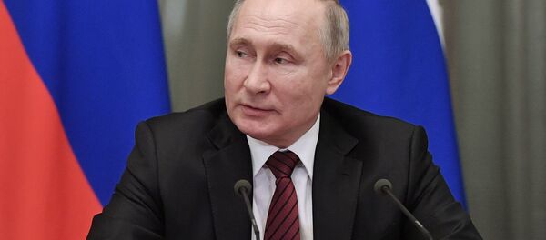 Президент РФ В. Путин провел встречу с новым правительством РФ Президент РФ В. Путин провел встречу с новым правительством РФ - Sputnik Абхазия