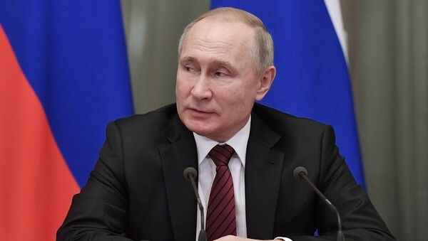 Президент РФ В. Путин провел встречу с новым правительством РФ - Sputnik Абхазия