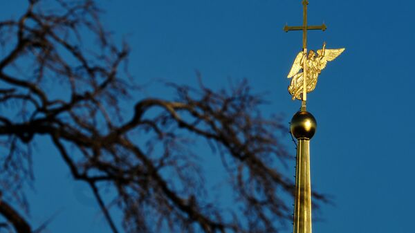 Фигура ангела на соборе Петра и Павла в Санкт-Петербурге - Sputnik Аҧсны