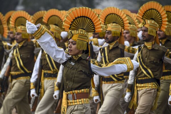 Индийские военные на параде в честь Дня Республики - Sputnik Абхазия