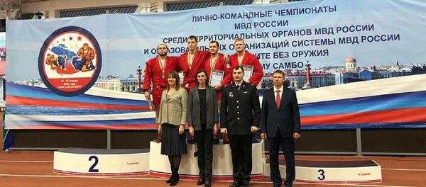 Чемпионат России по спортивному и боевому самбо среди спортсменов правоохранительных органов Динамо Чемпионат России по спортивному и боевому самбо среди спортсменов правоохранительных органов Динамо - Sputnik Абхазия