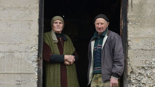 Леварса Кечов с супругой Нанули - Sputnik Абхазия