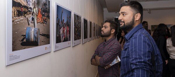 Открытие выставки победителей конкурса им. А. Стенина в Нью-Дели Открытие выставки победителей конкурса им. А. Стенина в Нью-Дели - Sputnik Аҧсны