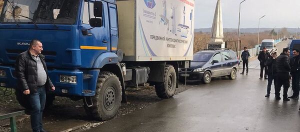 Граница с Грузией  Граница с Грузией  - Sputnik Абхазия