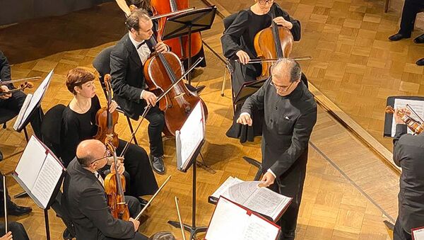 Концерт Государственного камерного оркестра Республики Абхазия в Консерватории имени Чайковского - Sputnik Абхазия