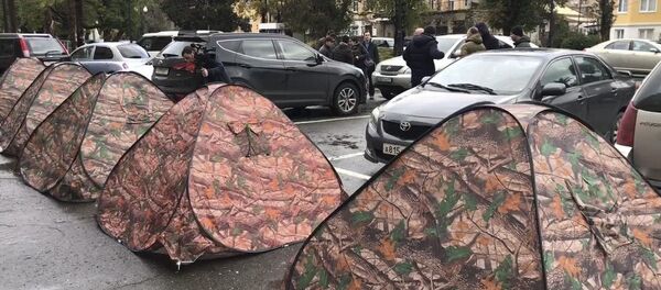 Митинг у администрации  Митинг у администрации  - Sputnik Абхазия