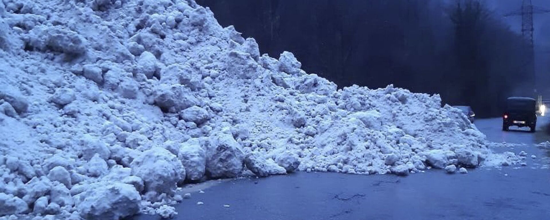 Сход лавины  - Sputnik Аҧсны, 1920, 04.01.2026