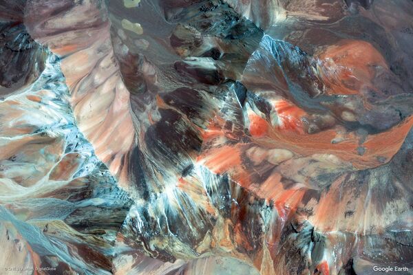 Изображение из космоса провинции Паринакота в составе области Арика-и-Паринакота, Чили - Sputnik Абхазия