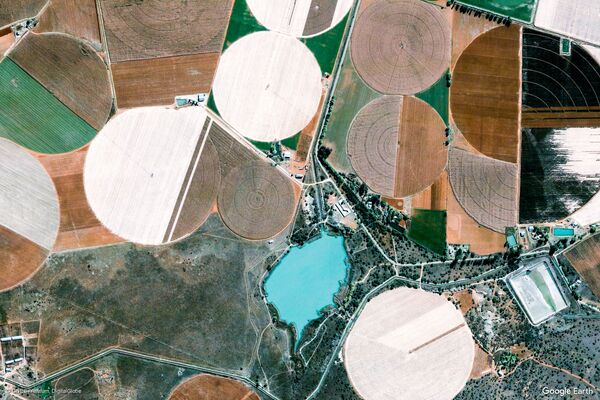 Изображение из космоса местности в провинции Ксарип, ЮАР - Sputnik Абхазия