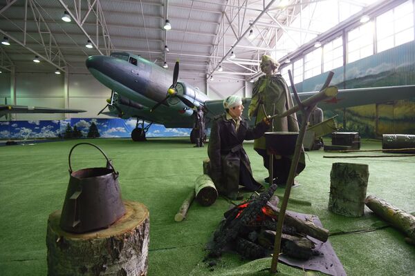 Экспозиция в Центральном музее Военно-воздушных сил в Монино - Sputnik Абхазия