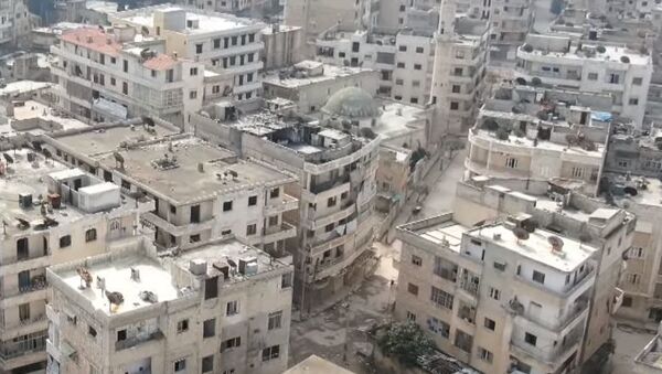 Сирия: кадры дронов показывают шоссе M4 и заброшенный город Ариха - Sputnik Абхазия