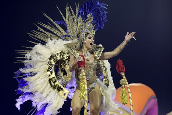 Открытие бразильского карнавала в Сан-Паулу, Бразилия - Sputnik Абхазия