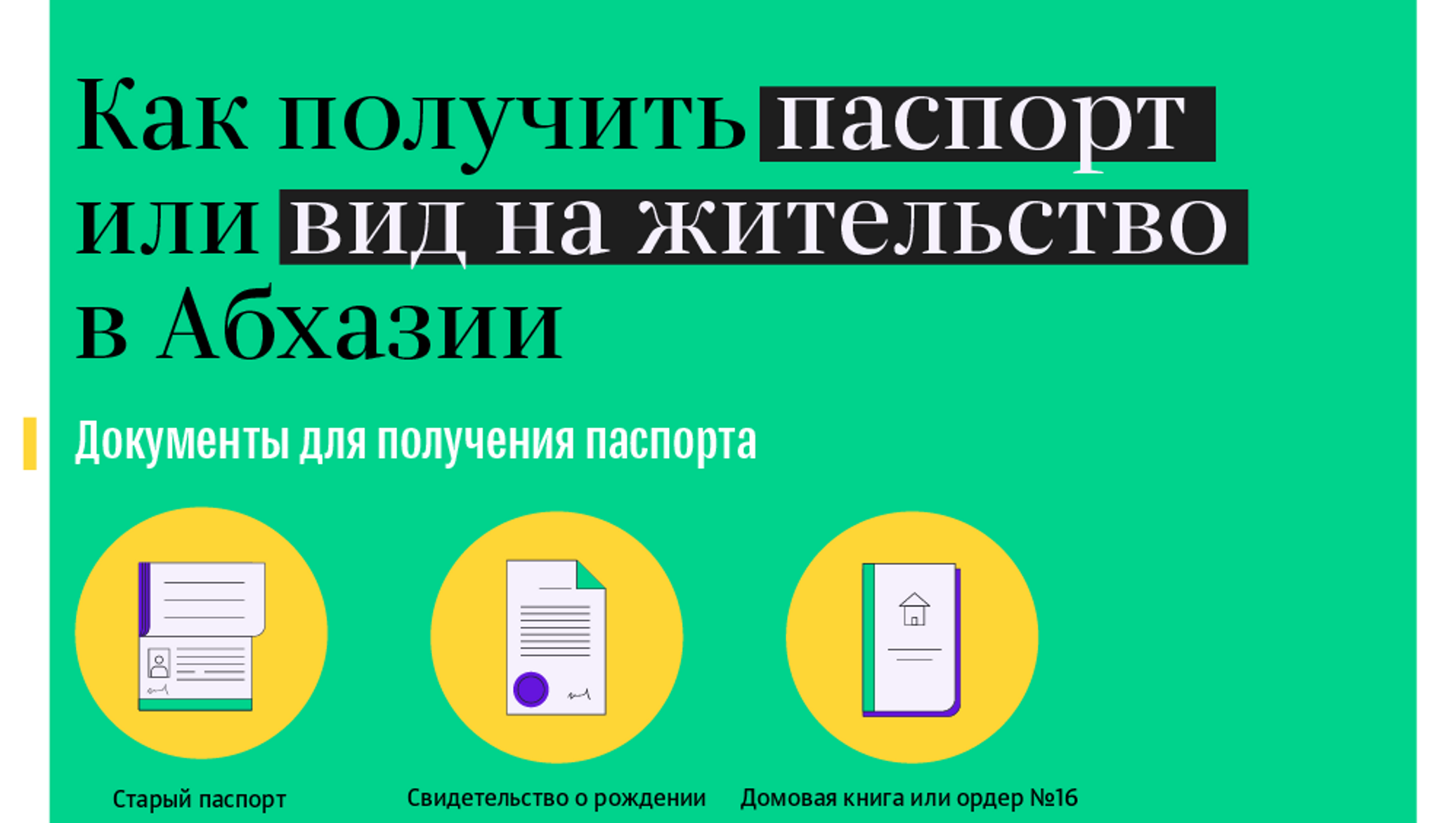 Правила и документы: как получить новый абхазский паспорт и вид на  жительство - 26.02.2020, Sputnik Абхазия