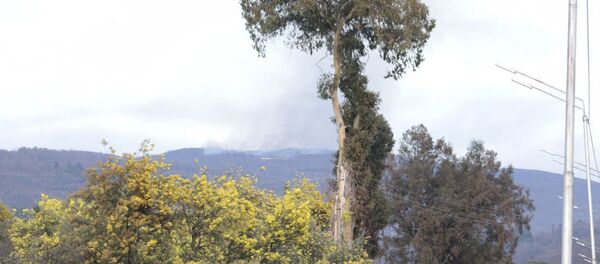 Пожар в лесу Верхняя Эшера Пожар в лесу Верхняя Эшера - Sputnik Абхазия