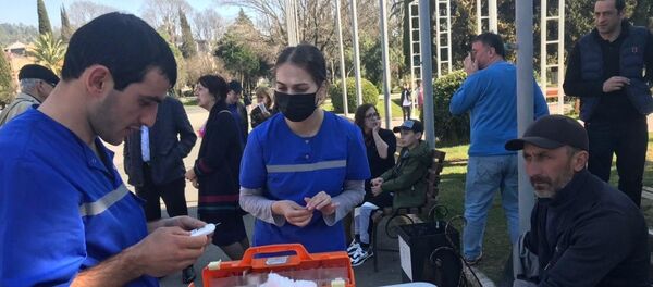 Медики госпитализировали одного из участников голодовки в Сухуме  - Sputnik Абхазия