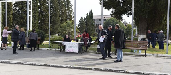 Голодовку объявили сторонники антикоррупционного законодательства - Sputnik Абхазия