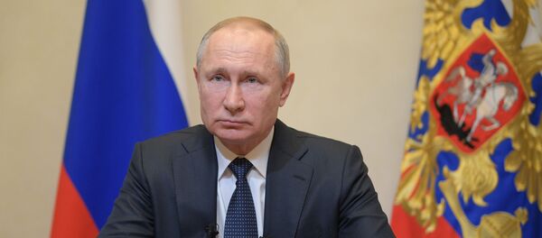 Президент РФ В. Путин выступил с обращением в связи с коронавирусом  Президент РФ В. Путин выступил с обращением в связи с коронавирусом  - Sputnik Абхазия