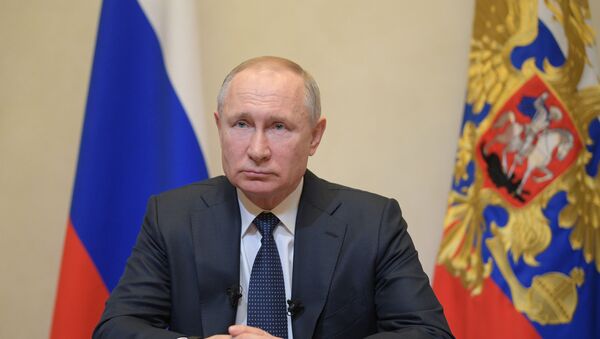 Президент РФ В. Путин выступил с обращением в связи с коронавирусом  - Sputnik Абхазия