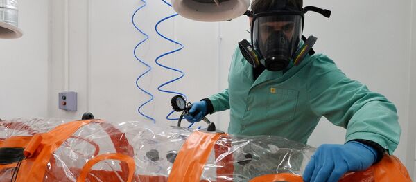 Производство медицинских костюмов биозащиты Производство медицинских костюмов биозащиты - Sputnik Абхазия