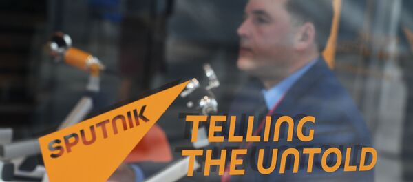 Павильон Международного информационного агентства и радио Sputnik на Российском инвестиционном форуме (РИФ-2018) в Сочи. Павильон Международного информационного агентства и радио Sputnik на Российском инвестиционном форуме (РИФ-2018) в Сочи. - Sputnik Абхазия