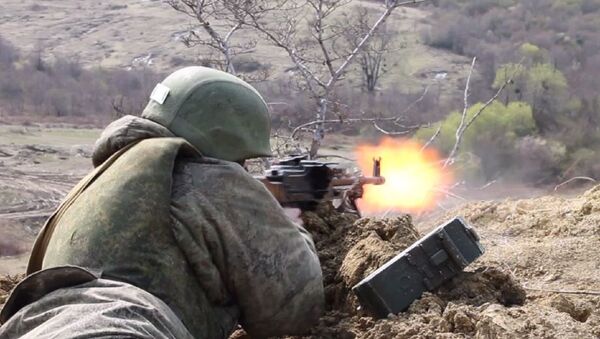 Военнослужащие ЮВО в Абхазии завершили контрольную проверку  стрельбами на горном полигоне - Sputnik Абхазия