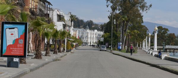 Пустая набережная  - Sputnik Абхазия