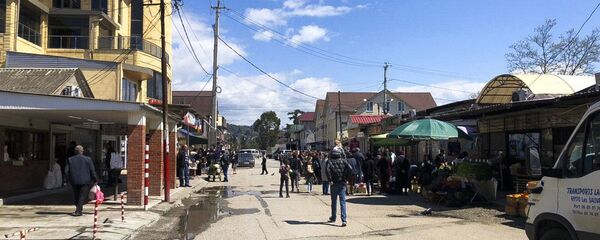 Центральный Сухумский  рынок   Центральный Сухумский  рынок  - Sputnik Абхазия