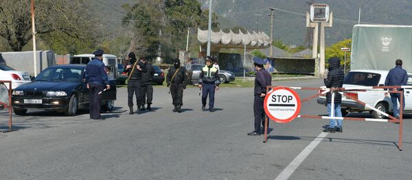 Сотрудники ДПС Сотрудники ДПС - Sputnik Абхазия