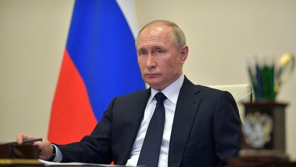 Владимир Путин Аконституциахь ариашарақәа ралагаларазы ибжьы аиҭеит - Sputnik Аҧсны