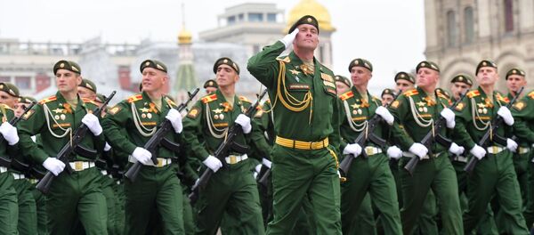 Военный парад, посвящённый 74-й годовщине Победы в Великой Отечественной войне Военный парад, посвящённый 74-й годовщине Победы в Великой Отечественной войне - Sputnik Абхазия