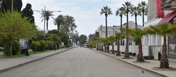 Набережная Махаджиров  Набережная Махаджиров  - Sputnik Абхазия