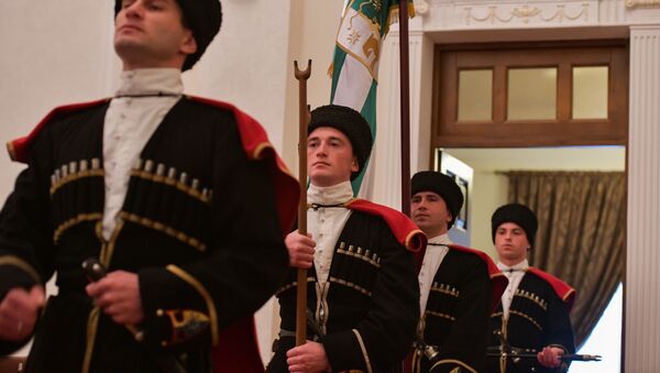 Церемония инаугурации избранного президента Абхазии Аслана Бжания - Sputnik Абхазия