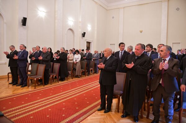 Церемония инаугурации избранного президента Абхазии Аслана Бжания - Sputnik Абхазия