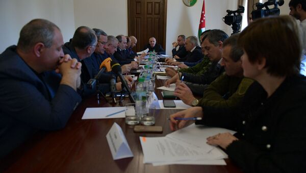Заседание координационного штаба по коронавирусу - Sputnik Абхазия