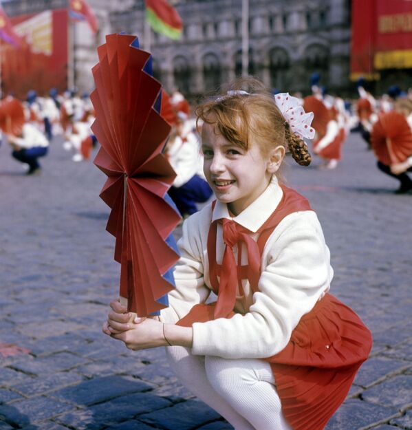 Парад физкультурников на Красной площади 1 мая, 1969 год - Sputnik Абхазия
