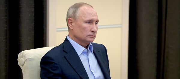 Президент РФ В. Путин провел онлайн-встречу с участниками всероссийской акции МыВместе Президент РФ В. Путин провел онлайн-встречу с участниками всероссийской акции МыВместе - Sputnik Абхазия