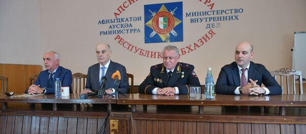 Назначение Дмитрия Дбар на должность министра внутренних дел Абхазии  Назначение Дмитрия Дбар на должность министра внутренних дел Абхазии  - Sputnik Абхазия