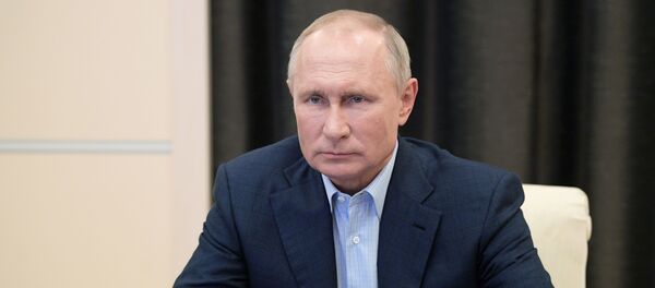 Президент РФ В. Путин провел онлайн-встречу с участниками всероссийской акции МыВместе Президент РФ В. Путин провел онлайн-встречу с участниками всероссийской акции МыВместе - Sputnik Абхазия