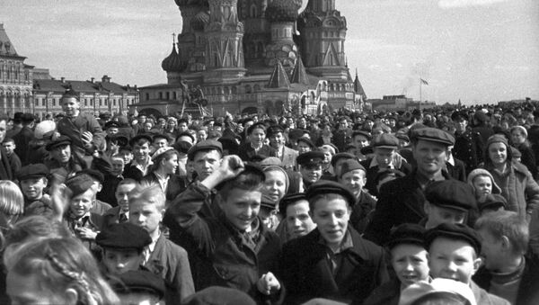 9 мая 1945 года в Москве - Sputnik Абхазия