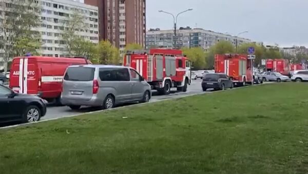 Видео последствий пожара в больнице Святого Георгия в Петербурге - Sputnik Абхазия
