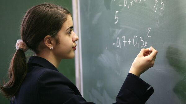На уроке в средней общеобразовательной школе - Sputnik Абхазия