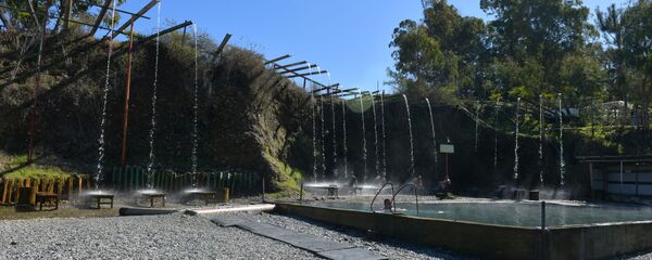 Кындыгский горячий сероводородный источник - Sputnik Абхазия