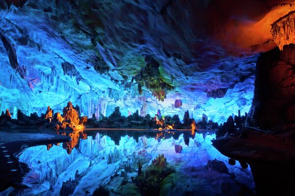Пещера тростниковой флейты, Китай - Sputnik Абхазия