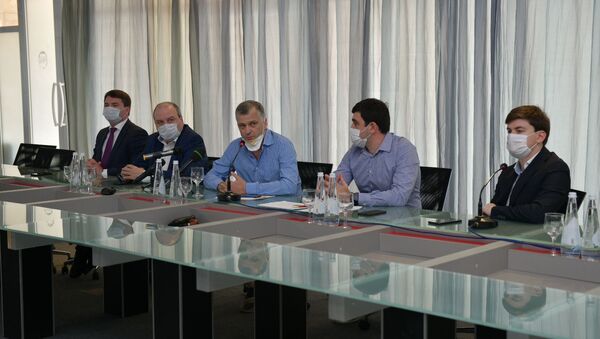 Пресс-конференция движения предпринимателей «Мы-Вместе» - Sputnik Абхазия