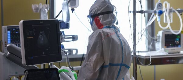 Госпиталь COVID-19 в Центре мозга и нейротехнологий ФМБА России Госпиталь COVID-19 в Центре мозга и нейротехнологий ФМБА России - Sputnik Абхазия