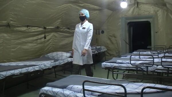 Минобороны развернуло полевой госпиталь для больных COVID-19 в Буйнакске - Sputnik Аҧсны