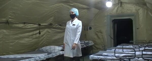 Минобороны развернуло полевой госпиталь для больных COVID-19 в Буйнакске Минобороны развернуло полевой госпиталь для больных COVID-19 в Буйнакске - Sputnik Аҧсны