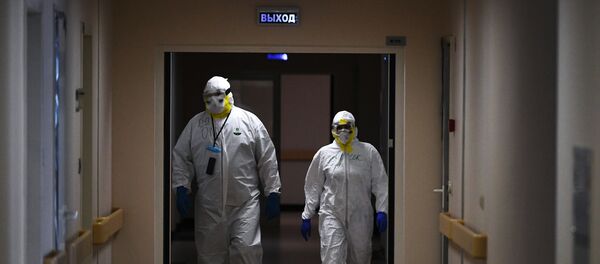 Госпиталь COVID-19 в Центре мозга и нейротехнологий ФМБА России Госпиталь COVID-19 в Центре мозга и нейротехнологий ФМБА России - Sputnik Абхазия
