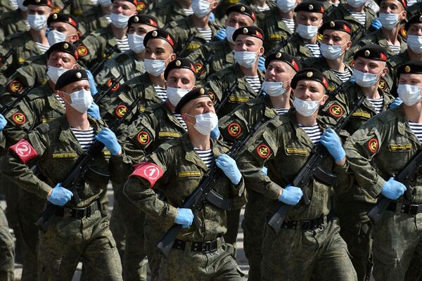Тренировка парада к 75-летию Победы в подмосковном Алабине - Sputnik Абхазия